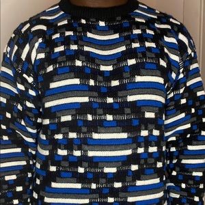 Vintage Jordache Knit Abstract Knit Sweater
